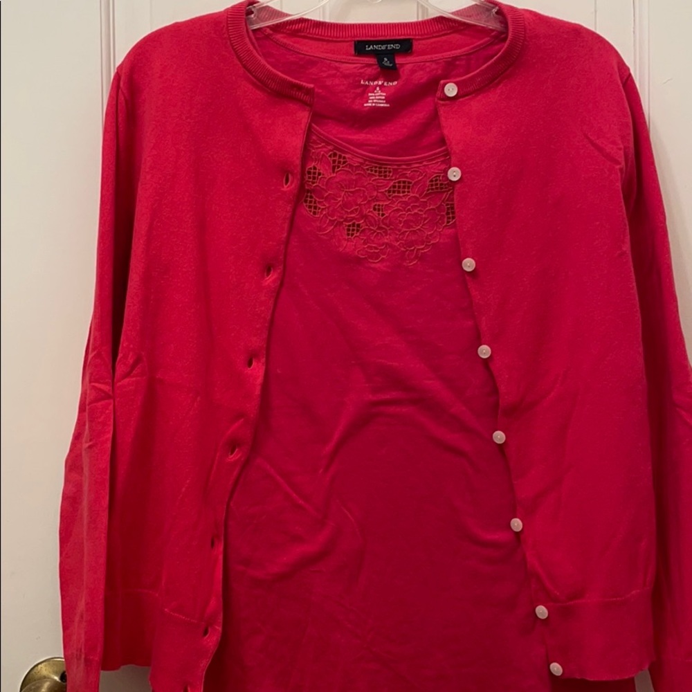 Lands’ End sweater set